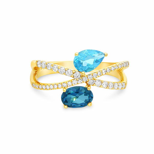 Color stone Ring Mollys Jewelers Brooklyn, NY