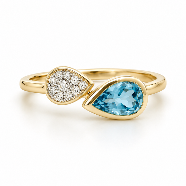 Color stone Ring Mollys Jewelers Brooklyn, NY