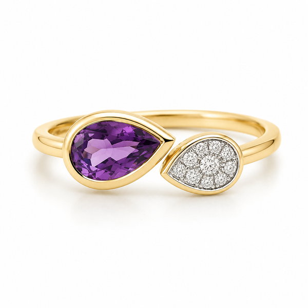 Color stone Ring Mollys Jewelers Brooklyn, NY