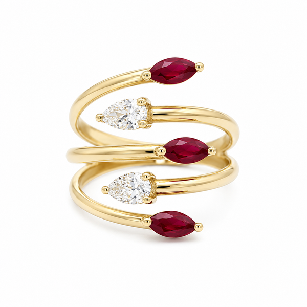 Color stone Ring Mollys Jewelers Brooklyn, NY