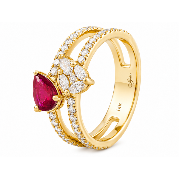 Color stone Ring Mollys Jewelers Brooklyn, NY