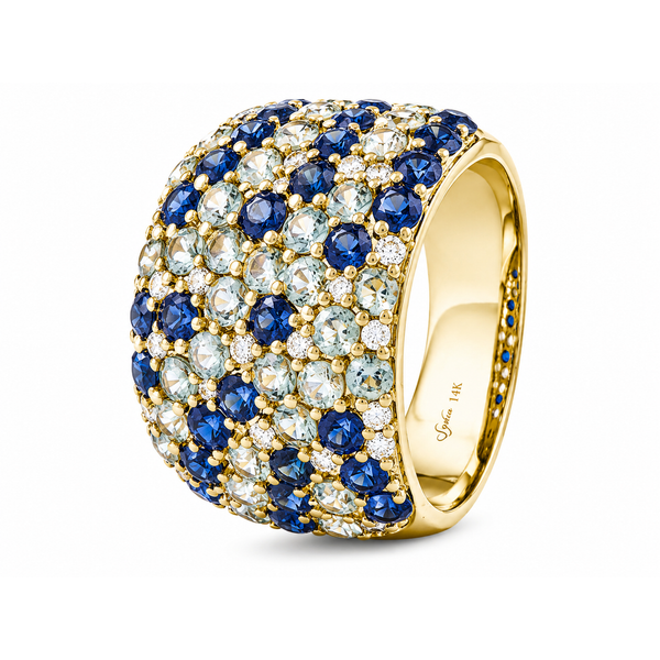 Color stone Ring Mollys Jewelers Brooklyn, NY