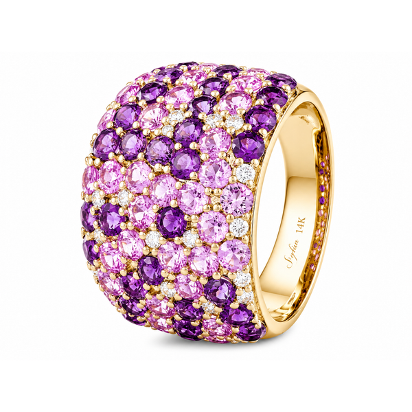 Color stone Ring Mollys Jewelers Brooklyn, NY