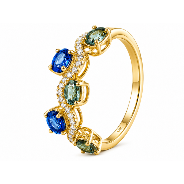 Color stone Ring Mollys Jewelers Brooklyn, NY
