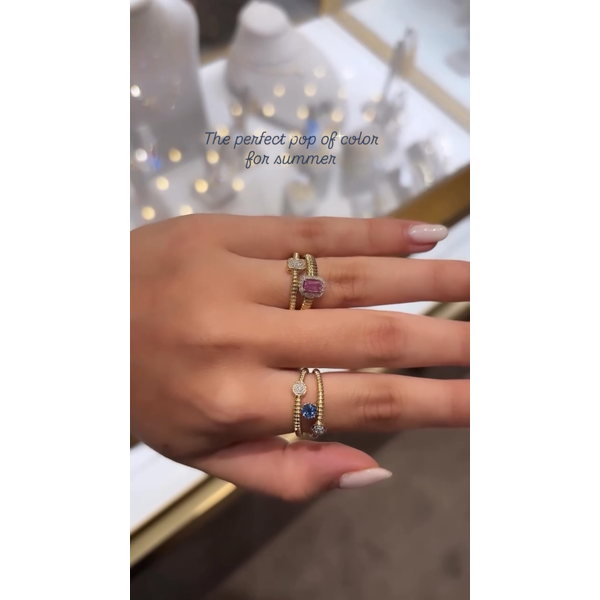 Color stone Ring Image 2 Mollys Jewelers Brooklyn, NY