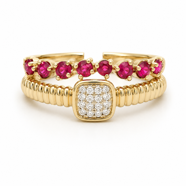 Color stone Ring Mollys Jewelers Brooklyn, NY
