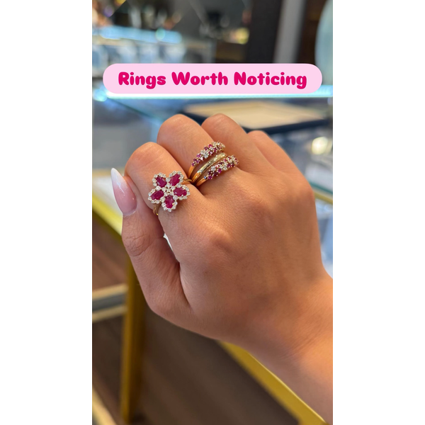 Color stone Ring Image 2 Mollys Jewelers Brooklyn, NY