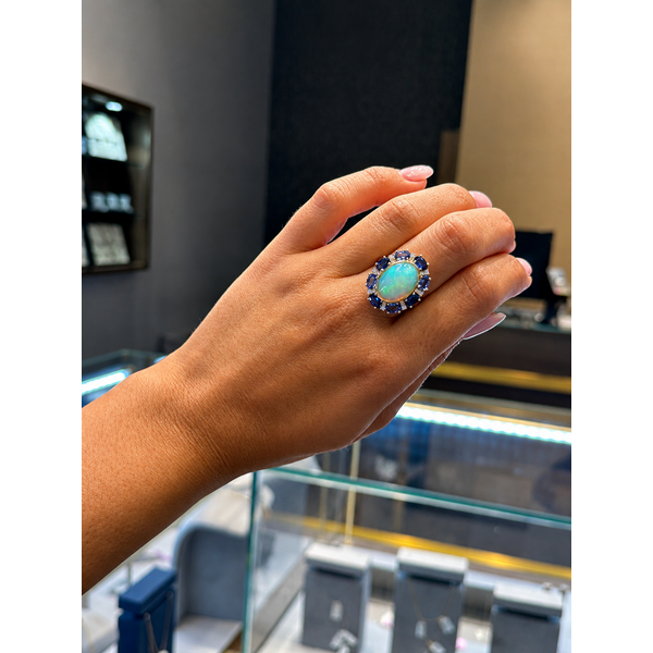 Color stone Ring Image 3 Mollys Jewelers Brooklyn, NY