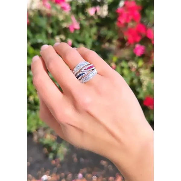 Color stone Ring Image 2 Mollys Jewelers Brooklyn, NY