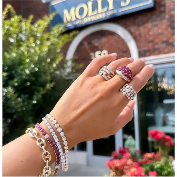 Color stone Ring Image 3 Mollys Jewelers Brooklyn, NY
