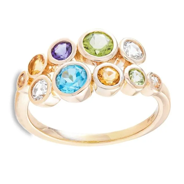 Color stone Ring Image 3 Mollys Jewelers Brooklyn, NY