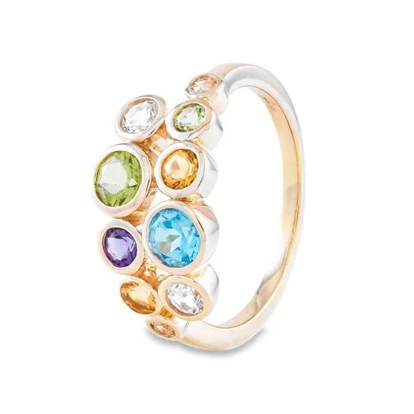 Color stone Ring Image 4 Mollys Jewelers Brooklyn, NY