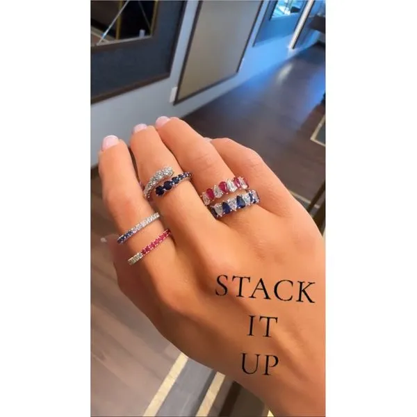 Color stone Ring Image 2 Mollys Jewelers Brooklyn, NY