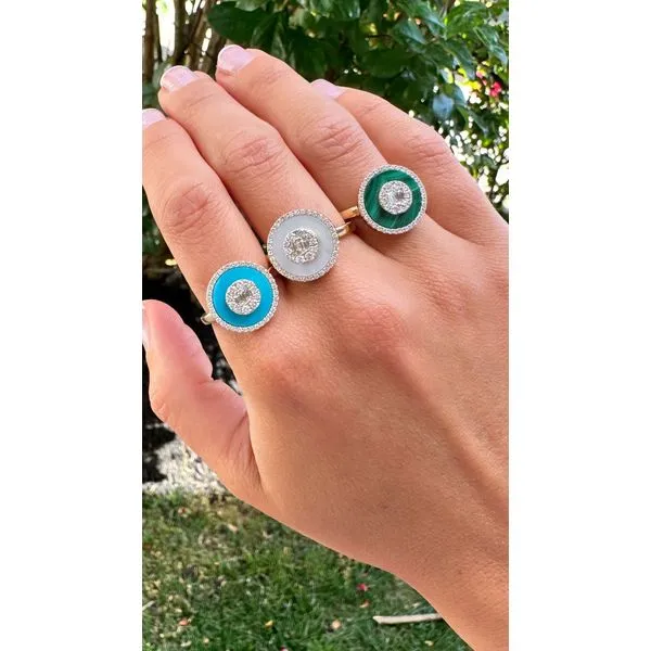 Color stone Ring Image 2 Mollys Jewelers Brooklyn, NY