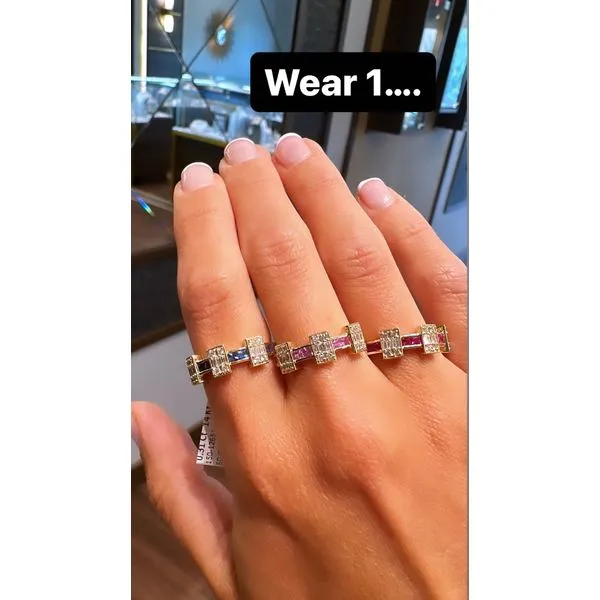 Color stone Ring Image 2 Mollys Jewelers Brooklyn, NY
