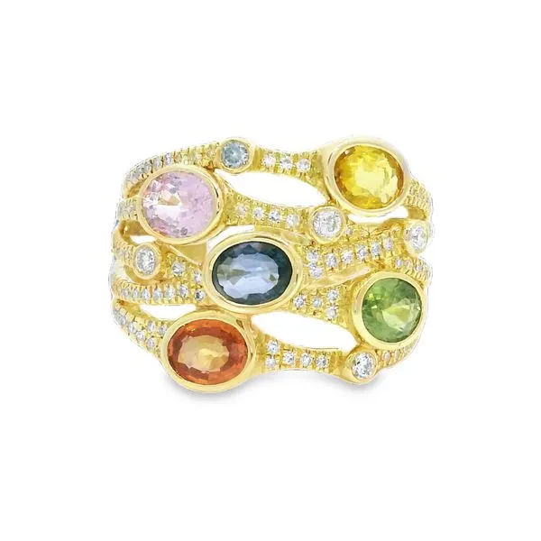 Color stone Ring Mollys Jewelers Brooklyn, NY