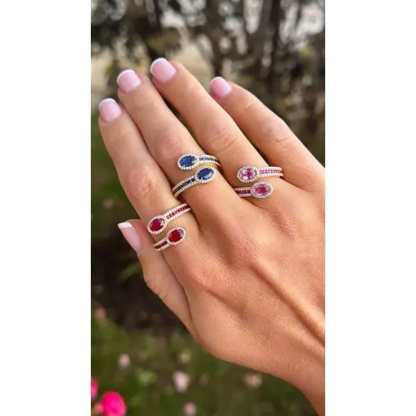 Color stone Ring Image 2 Mollys Jewelers Brooklyn, NY