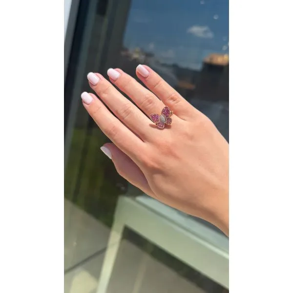 Charming Butterfly Ring Image 2 Mollys Jewelers Brooklyn, NY