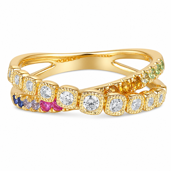 Color stone Ring Mollys Jewelers Brooklyn, NY