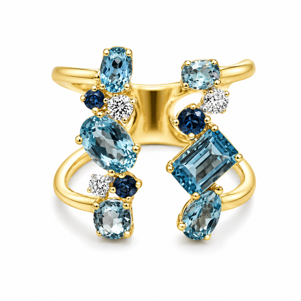 Color stone Ring Mollys Jewelers Brooklyn, NY