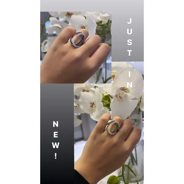 Color stone Ring Image 3 Mollys Jewelers Brooklyn, NY