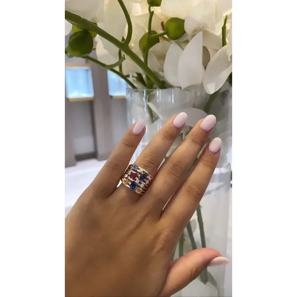 Color stone Ring Mollys Jewelers Brooklyn, NY