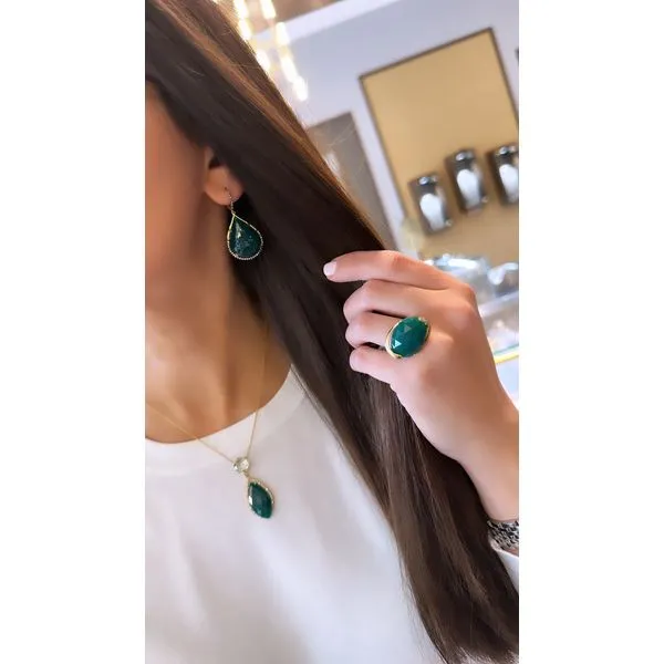 Colored Stone Earring Mollys Jewelers Brooklyn, NY