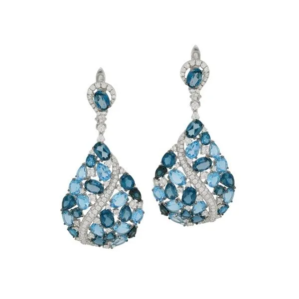 Colored Stone Earring Mollys Jewelers Brooklyn, NY