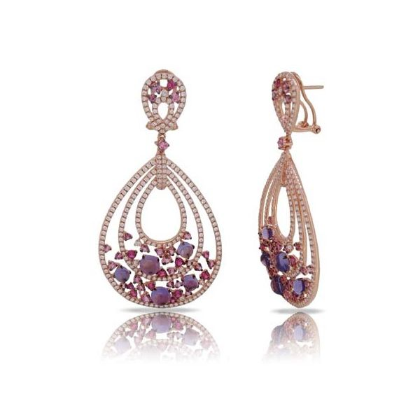 Colored Stone Earring Image 3 Mollys Jewelers Brooklyn, NY