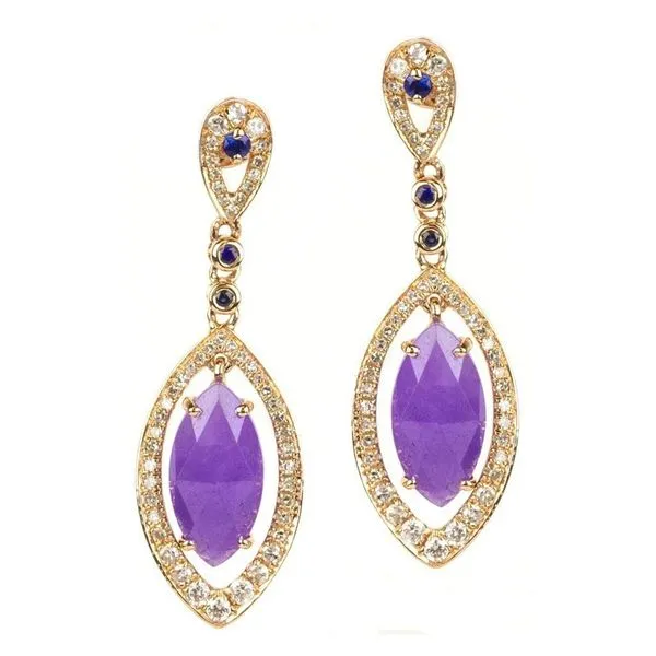 Colored Stone Earring Mollys Jewelers Brooklyn, NY