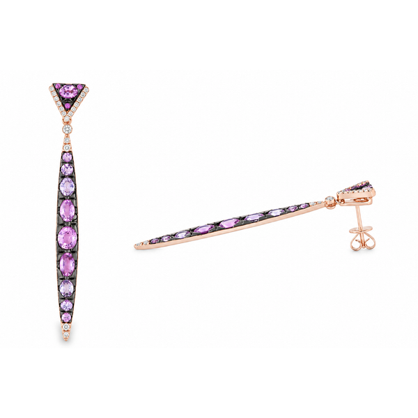 Colored Stone Earring Image 2 Mollys Jewelers Brooklyn, NY