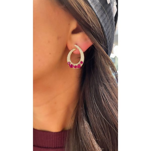 Colored Stone Earring Mollys Jewelers Brooklyn, NY