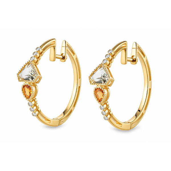 Colored Stone Earring Mollys Jewelers Brooklyn, NY