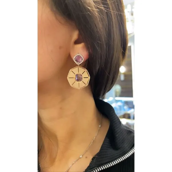 Colored Stone Earring Mollys Jewelers Brooklyn, NY