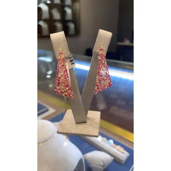 Colored Stone Earring Image 2 Mollys Jewelers Brooklyn, NY