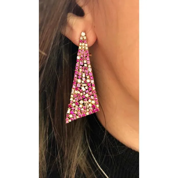 Colored Stone Earring Mollys Jewelers Brooklyn, NY