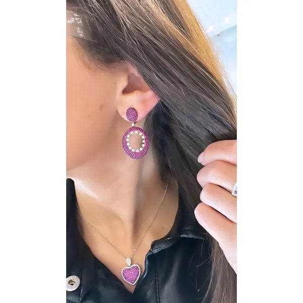 Colored Stone Earring Mollys Jewelers Brooklyn, NY