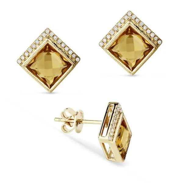Colored Stone Earring Mollys Jewelers Brooklyn, NY