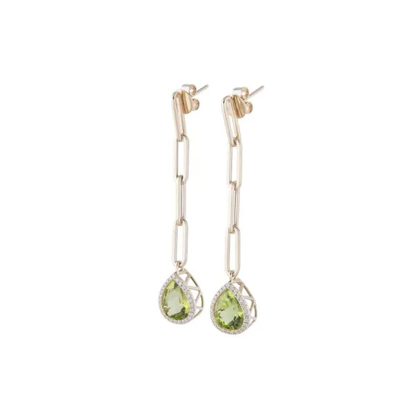 Colored Stone Earring Image 2 Mollys Jewelers Brooklyn, NY