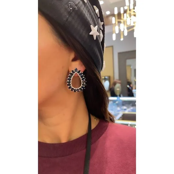 Colored Stone Earring Image 3 Mollys Jewelers Brooklyn, NY