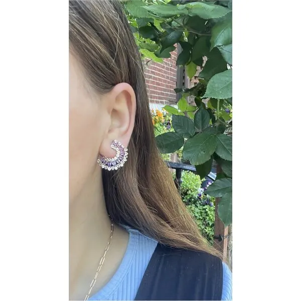 Colored Stone Earring Mollys Jewelers Brooklyn, NY