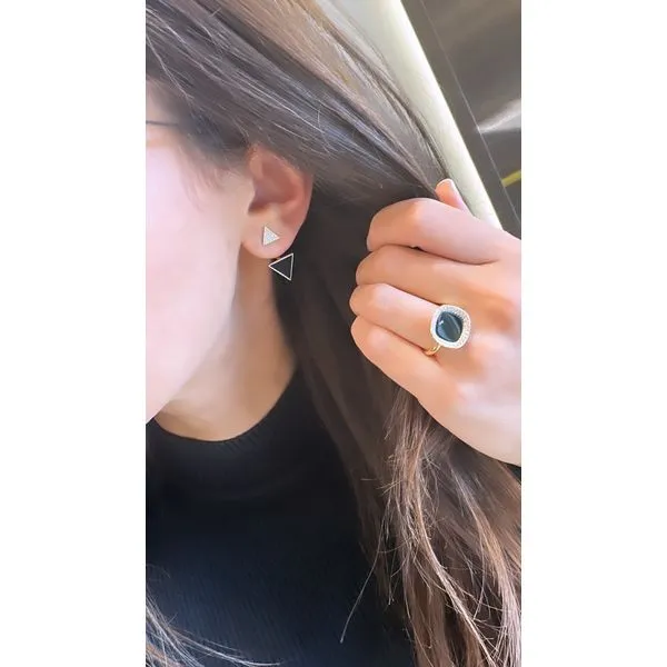 Colored Stone Earring Image 2 Mollys Jewelers Brooklyn, NY