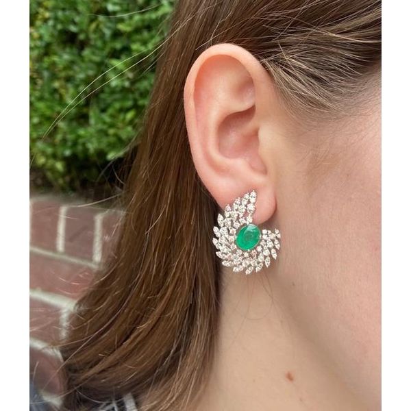 Colored Stone Earring Image 3 Mollys Jewelers Brooklyn, NY