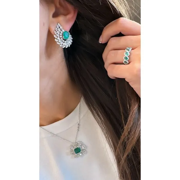 Colored Stone Earring Mollys Jewelers Brooklyn, NY