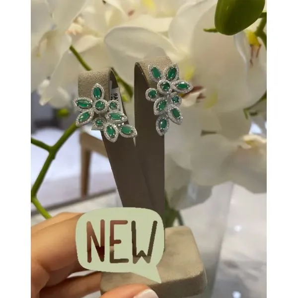 Colored Stone Earring Image 2 Mollys Jewelers Brooklyn, NY