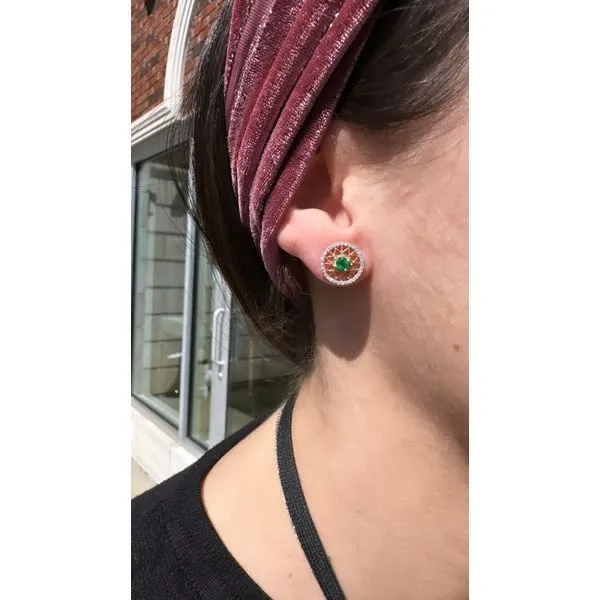 Colored Stone Earring Mollys Jewelers Brooklyn, NY