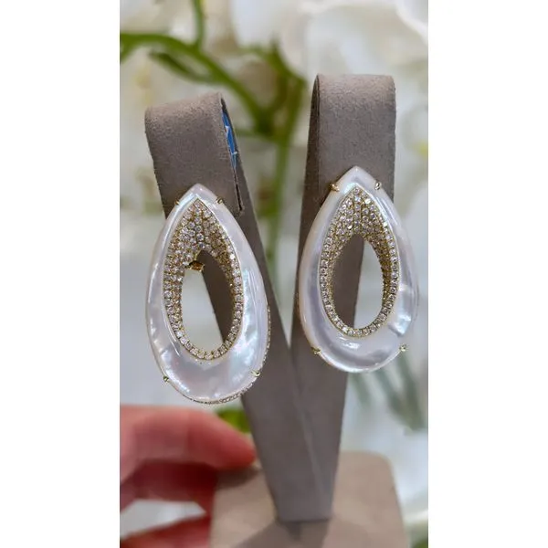 Colored Stone Earring Image 2 Mollys Jewelers Brooklyn, NY