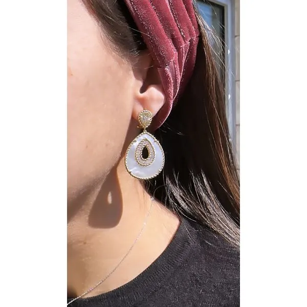 Colored Stone Earring Mollys Jewelers Brooklyn, NY