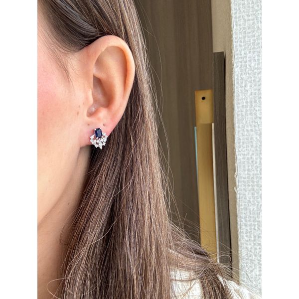 Colored Stone Earring Image 2 Mollys Jewelers Brooklyn, NY