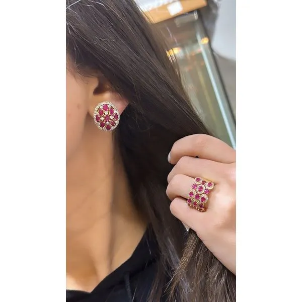 Colored Stone Earring Mollys Jewelers Brooklyn, NY